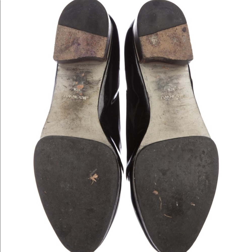 Jason Wu Terese Patent Black Leather Oxfords - Picture 3 of 7